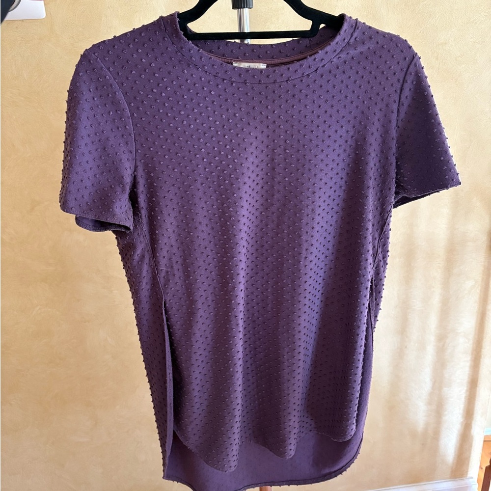 Wilfred Purple Short-Sleeve Top